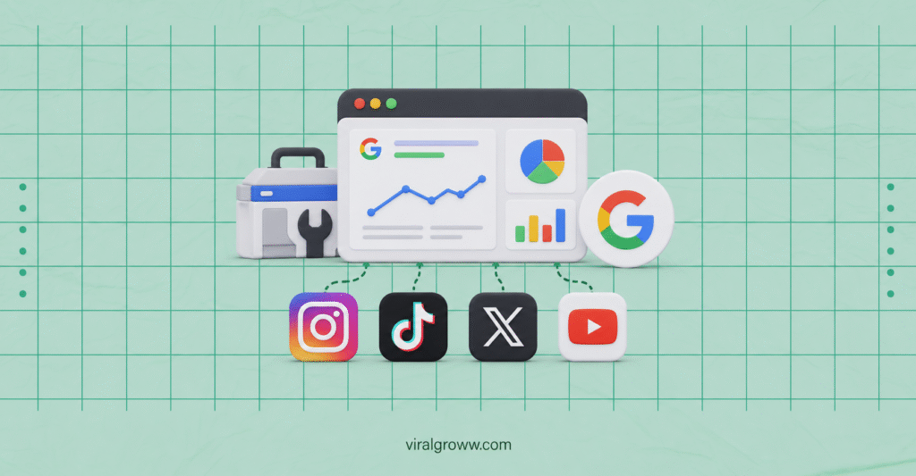Google Search Console Platform Properties: How to Connect Instagram, TikTok, X and YouTube