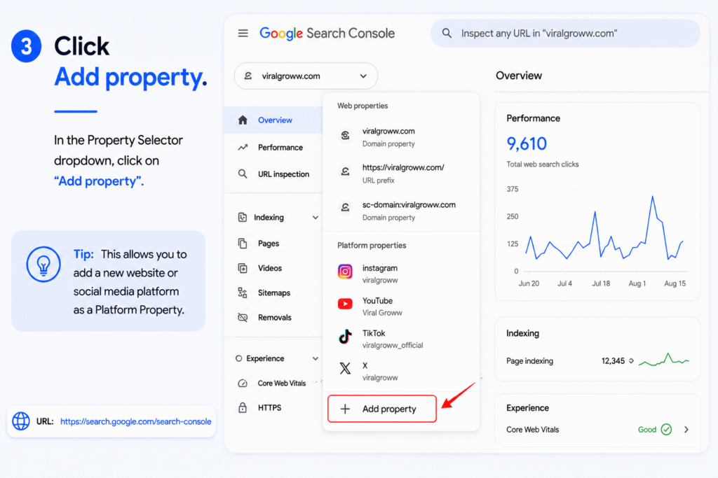 Click Add property